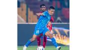 Chhetri scores on return as India trounce Maldives