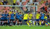'Lining up beside Cristiano Ronaldo like video game'