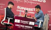 Praggnanandhaa holds nerve to stay on top, Gukesh falls