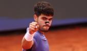 Rome Masters: Alcaraz storms into semis; Sabalenka out