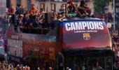 'We're not champions yet': Flick's post-parade warning