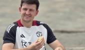 ManU's Maguire Munches On Vada Pav!