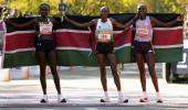 Kenya sweep men's and women's podiums at NYC Marathon