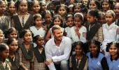 Beckham Goes Back To School In Vizag