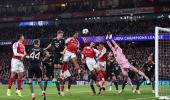 PIX: Arsenal stun Bayern Munich, go top; PSV whip Liverpool