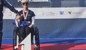 Collapsed at 4am, wins gold hours later: Paralympic hero