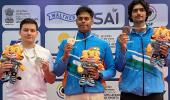 Pistol glory! Mukesh, Tejaswani fire India to No.1
