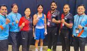 Nikhat Zareen dominates, Lovlina crashes out