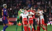 Barcelona Slip in Title Race After Girona Shock