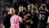 Security guard tackles Messi during Inter Miami match