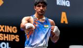 Jamwal stuns Shiva as Nikhat, Lovlina cruise at boxing nationals