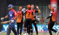 Sunrisers prevail over Daredevils in rain-hit game 