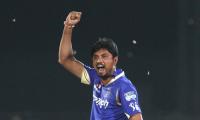 RR vs KKR: Trivedi swings it Rajasthan's way