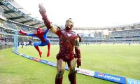 Spotted: Spider-Man, Iron Man at Wankhede Stadium!