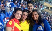 Spotted: Ameesha Patel at IPL match in Mumbai