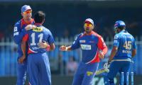 IPL PHOTOS: Champions Mumbai lose to Delhi for fourth straight defeat