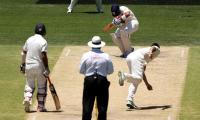 Jittery Aussies rattled after Kohli hit by bouncer