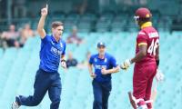 Woakes helps England crush Windies in World Cup warm-up