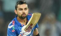 Faulkner misses run-out, Kohli asks why are you 'fast asleep'