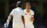 Starc reprimanded for Vijay send-off