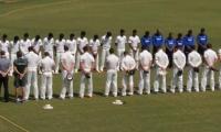 First Look: India, Aus 'A' players mourn former President Kalam's death