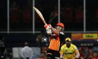 Warner inspires Sunrisers to victory over Chennai Super Kings 