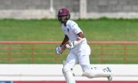 St Lucia Test PHOTOS: Brathwaite leads West Indies reply on Day 2