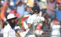 Run-machine Kohli matches Gavaskar, Dravid in record books