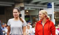 PHOTOS: Ivanovic, Wozniacki hit the streets in Auckland