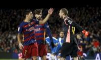 Barca's Suarez handed Cup ban for provocative comments