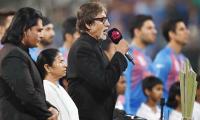 India v Pak: Amitabh Bachchan sings national anthem at Eden Gardens