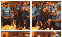 PHOTOS: Harbhajan's wife Geeta Basra celebrates birthday with Indian team