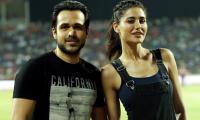 SPOTTED! Emraan Hashmi, Nargis Fakhri at IPL match