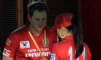 PHOTOS: Preity brings hubby to stadium; Morrison gets flak