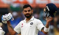 Kohli's century puts India in control on Day 1