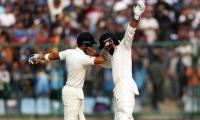 PHOTOS: Kohli, Vijay hit centuries as India dominate Day 1