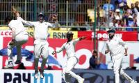 PHOTOS: India close in on win after Jadeja's all-round brilliance