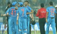 PHOTOS: India crush NZ as Nehra finishes on a high