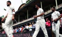 Indian team wear black armbands to pay respect to Achrekar