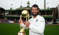 India's 'rock' star Pujara hails teammates after series win