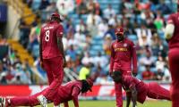 PIX: Windies win but Gayle fails in World Cup swansong