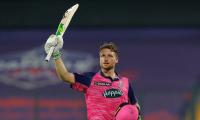 Row over umpire's decision sours Buttler's IPL party