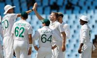 Centurion: Nortje's fifer gives Proteas big lead vs WI