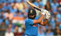 3rd ODI Updates: Rohit attacks Starc with power hits 
