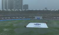 PIX: Rain reigns on Day 1 of Australia-India 3rd Test