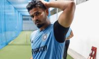 Shreyas gifts boots to net bowler in Dubai