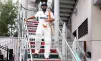 PIX: Rishabh Pant Walks Out To Bat Despite Fracture