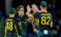 Australia down West Indies to sweep T20 series