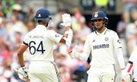 PIX: Gill hits half-ton on captaincy debut!