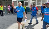 Modi Look-Alike Graces India NZ Final